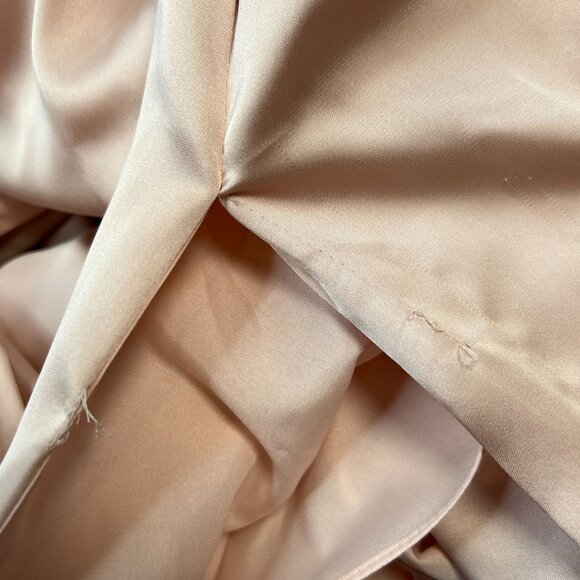 Vera Wang White Halter Neck With Sash Dress Bridesmaid Maxi Blush Pink 4 - Picture 13 of 16